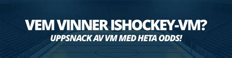 Odds Hockey VM 2024 » Komplett Oddsjämförelse på Ishockey VM.